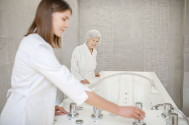 Elderly Bathtub Installation detail